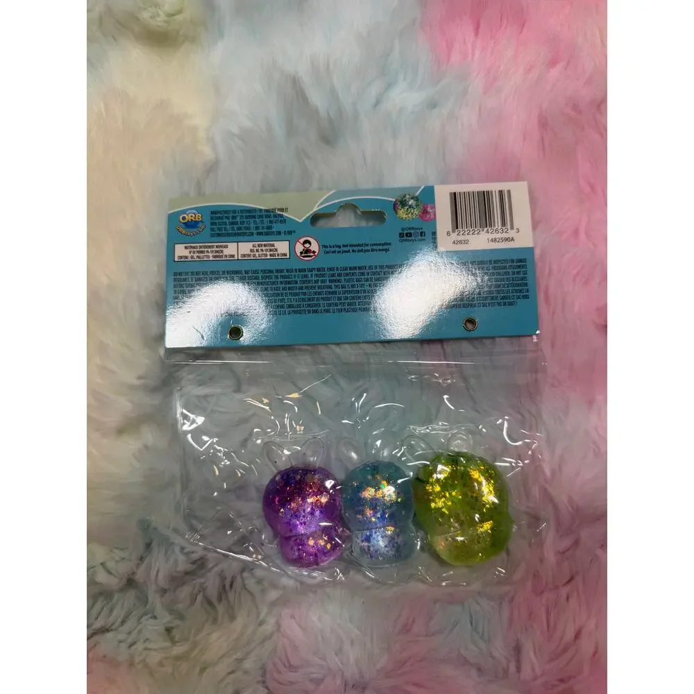 NWT ORB Curiosities Sugar Swaps 3 Pack Squishy Fidget Toys